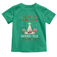 Funny Christmas Tea Lover Toddler T Shirt Nativi Tea Nativity Scene Christian Xmas - Wonder Print Shop