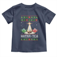 Funny Christmas Tea Lover Toddler T Shirt Nativi Tea Nativity Scene Christian Xmas - Wonder Print Shop