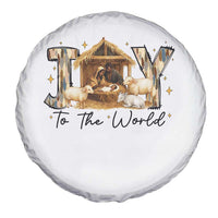 African American Christmas Nativity Scene Spare Tire Cover Joy To The World Afro Black Jesus - Wonder Print Shop