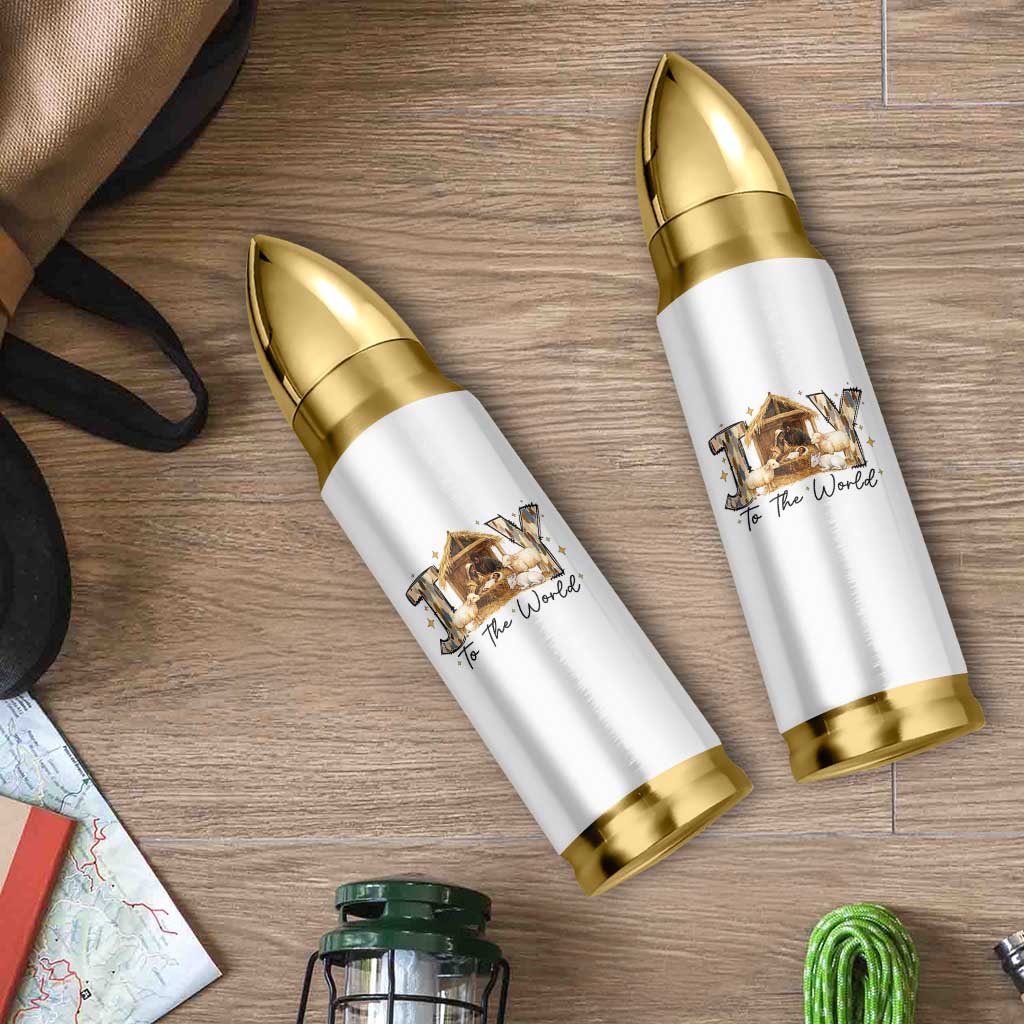 African American Christmas Nativity Scene Bullet Tumbler Joy To The World Afro Black Jesus - Wonder Print Shop
