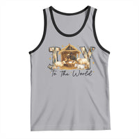 African American Christmas Nativity Scene Tank Top Joy To The World Afro Black Jesus - Wonder Print Shop