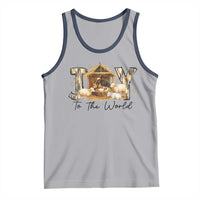 African American Christmas Nativity Scene Tank Top Joy To The World Afro Black Jesus - Wonder Print Shop