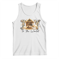 African American Christmas Nativity Scene Tank Top Joy To The World Afro Black Jesus - Wonder Print Shop