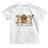 African American Christmas Nativity Scene Toddler T Shirt Joy To The World Afro Black Jesus - Wonder Print Shop