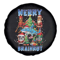 Funny Italian Brainrot Meme Christmas Spare Tire Cover Merry Brainrot Xmas Gen Alpha - Wonder Print Shop