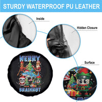 Funny Italian Brainrot Meme Christmas Spare Tire Cover Merry Brainrot Xmas Gen Alpha - Wonder Print Shop