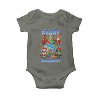 Funny Italian Brainrot Meme Christmas Baby Onesie Merry Brainrot Xmas Gen Alpha - Wonder Print Shop