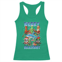 Funny Italian Brainrot Meme Christmas Racerback Tank Top Merry Brainrot Xmas Gen Alpha - Wonder Print Shop