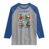 Funny Italian Brainrot Meme Christmas Raglan Shirt Merry Brainrot Xmas Gen Alpha - Wonder Print Shop