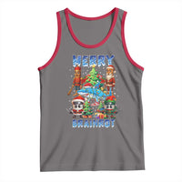 Funny Italian Brainrot Meme Christmas Tank Top Merry Brainrot Xmas Gen Alpha - Wonder Print Shop