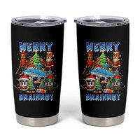 Funny Italian Brainrot Meme Christmas Tumbler Cup Merry Brainrot Xmas Gen Alpha - Wonder Print Shop