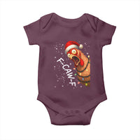 Funny F Caw F Chicken Christmas Baby Onesie Xmas Rooster Meme Santa Hat - Wonder Print Shop