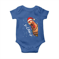 Funny F Caw F Chicken Christmas Baby Onesie Xmas Rooster Meme Santa Hat - Wonder Print Shop