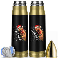 Funny F Caw F Chicken Christmas Bullet Tumbler Xmas Rooster Meme Santa Hat - Wonder Print Shop