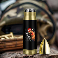 Funny F Caw F Chicken Christmas Bullet Tumbler Xmas Rooster Meme Santa Hat - Wonder Print Shop