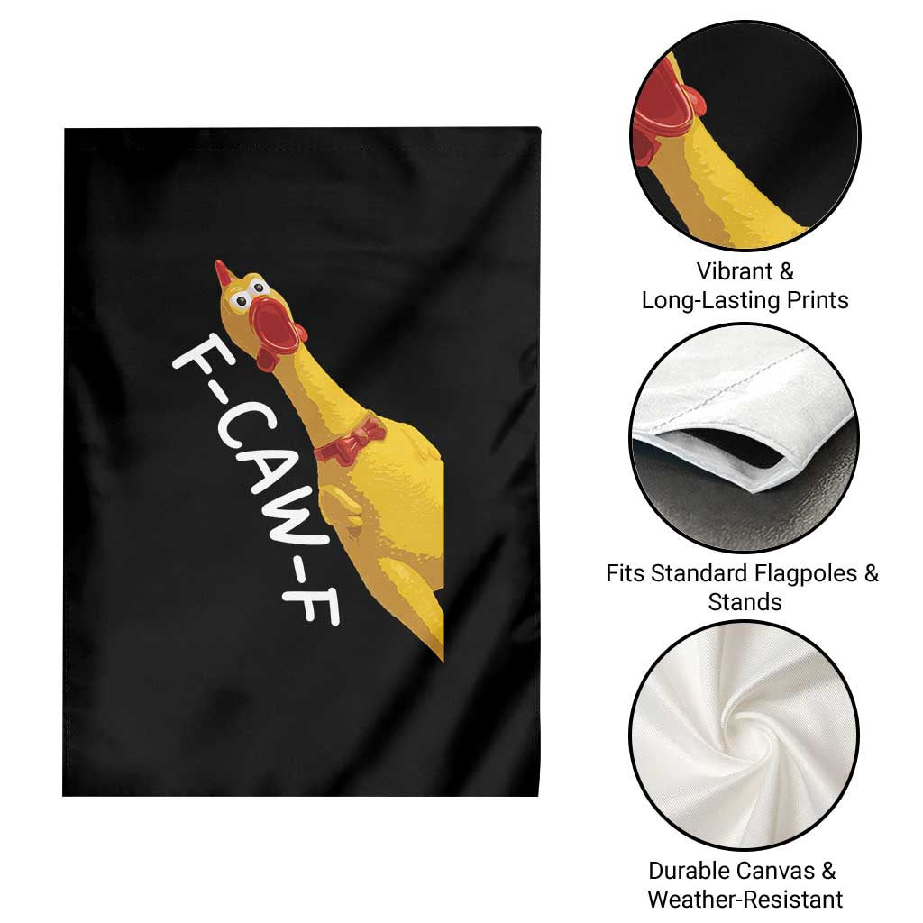 Funny F Caw F Chicken Toy Garden Flag Poultry Humor - Wonder Print Shop