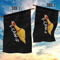 Funny F Caw F Chicken Toy Garden Flag Poultry Humor - Wonder Print Shop