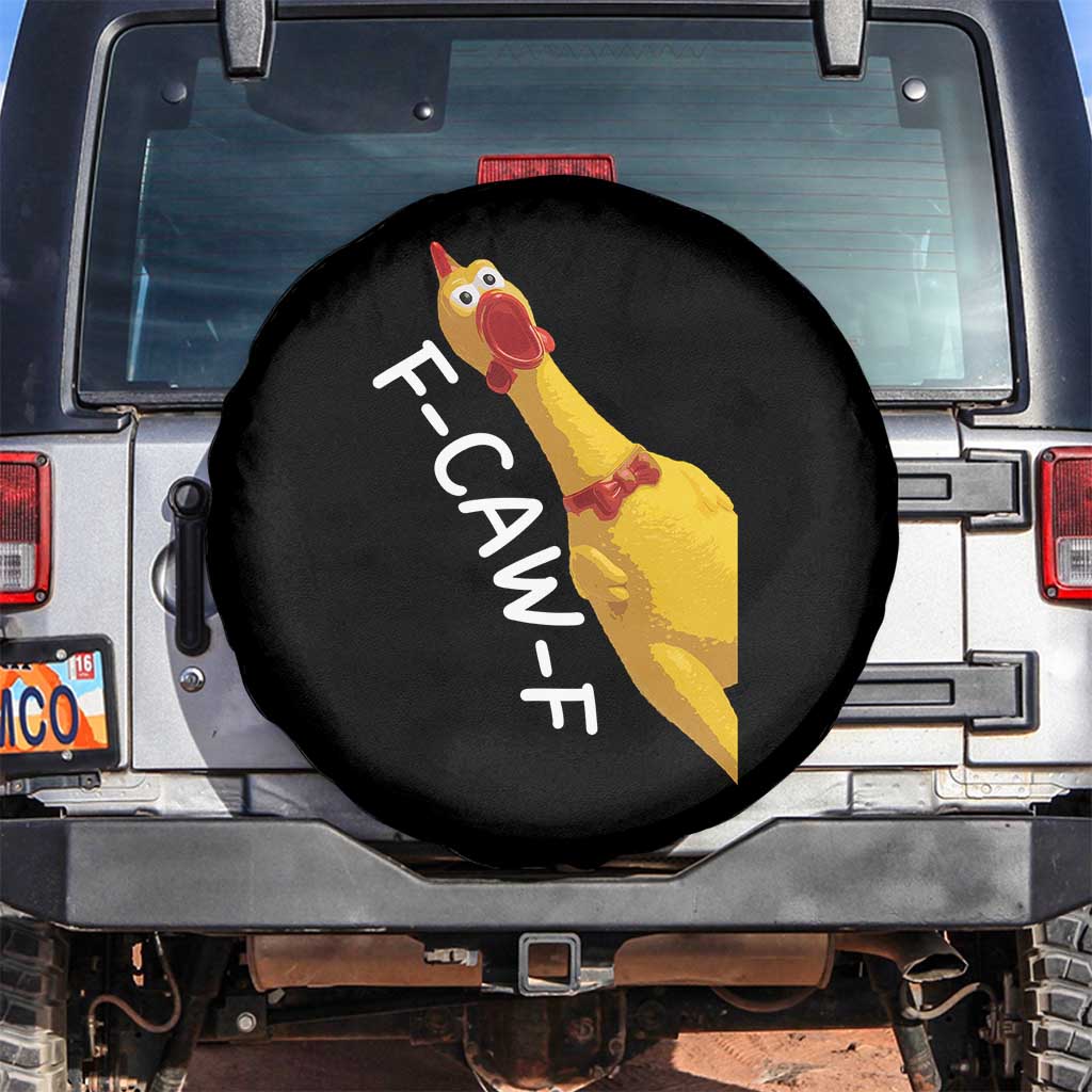 Funny F Caw F Chicken Toy Spare Tire Cover Poultry Humor - Wonder Print Shop