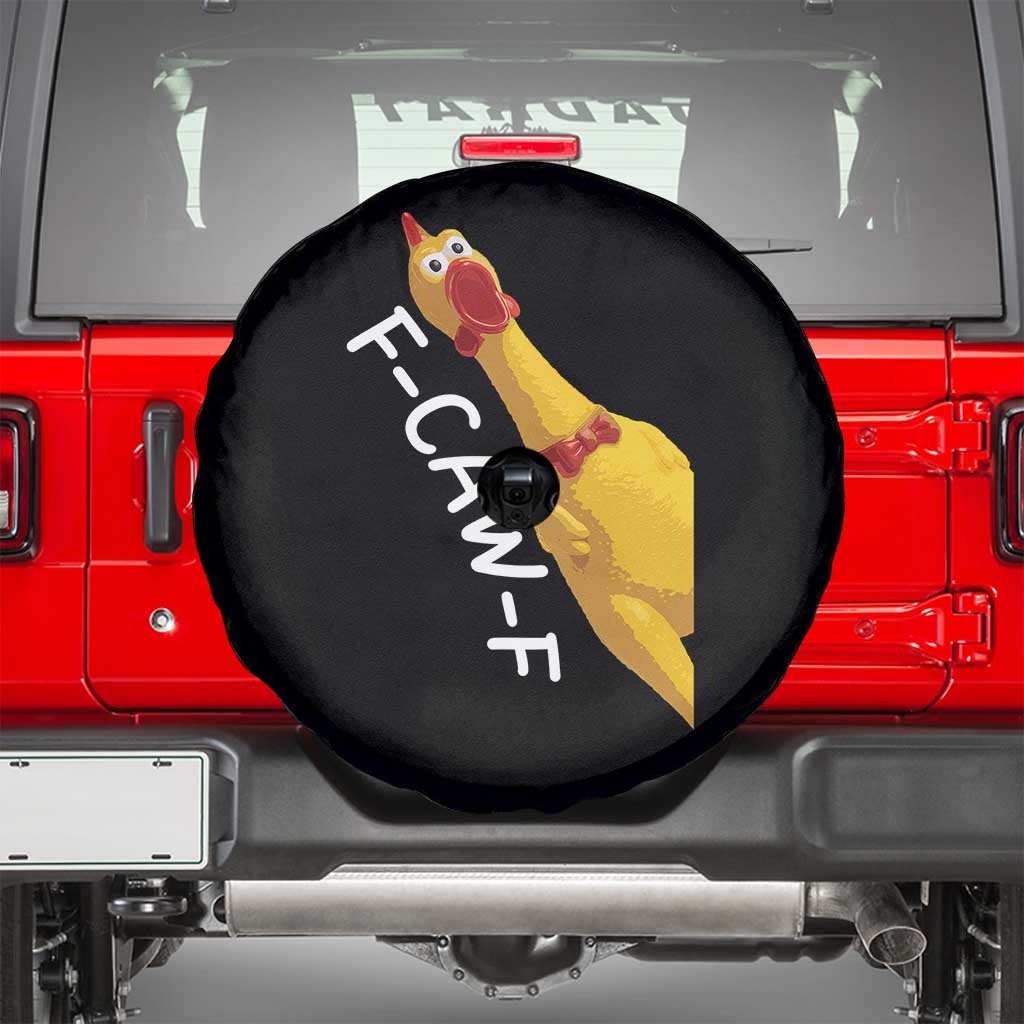Funny F Caw F Chicken Toy Spare Tire Cover Poultry Humor - Wonder Print Shop