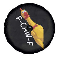 Funny F Caw F Chicken Toy Spare Tire Cover Poultry Humor - Wonder Print Shop