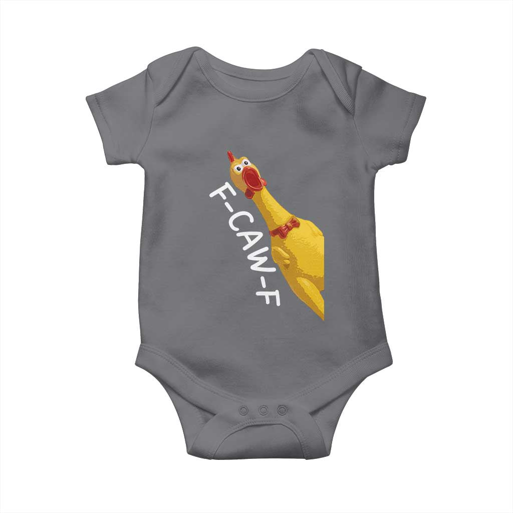 Funny F Caw F Chicken Toy Baby Onesie Poultry Humor - Wonder Print Shop
