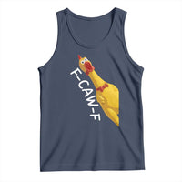 Funny F Caw F Chicken Toy Tank Top Poultry Humor - Wonder Print Shop
