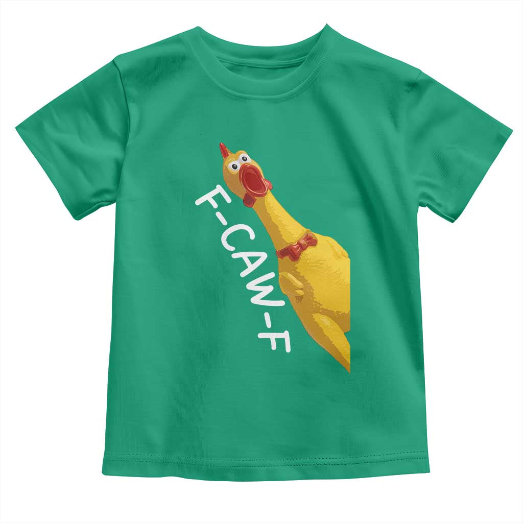 Funny F Caw F Chicken Toy Toddler T Shirt Poultry Humor - Wonder Print Shop