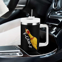 Funny F Caw F Chicken Toy Tumbler With Handle Poultry Humor - Wonder Print Shop