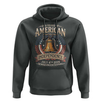 250 years Of America Independence Hoodie 250th American Anniversary Liberty Bell - Wonder Print Shop