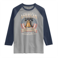 250 years Of America Independence Raglan Shirt 250th American Anniversary Liberty Bell - Wonder Print Shop