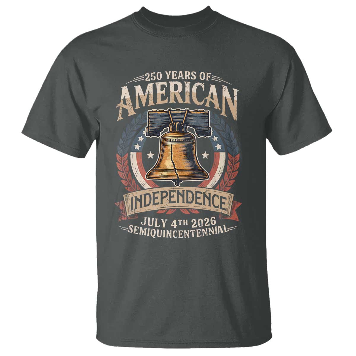 250 years Of America Independence T Shirt 250th American Anniversary Liberty Bell - Wonder Print Shop