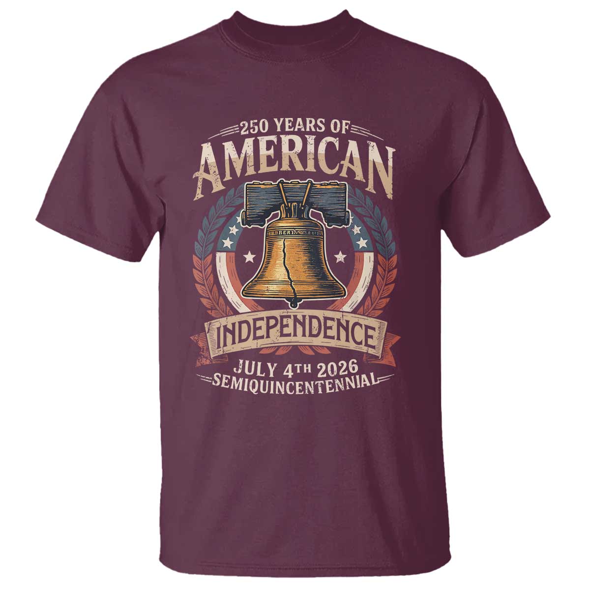 250 years Of America Independence T Shirt 250th American Anniversary Liberty Bell - Wonder Print Shop