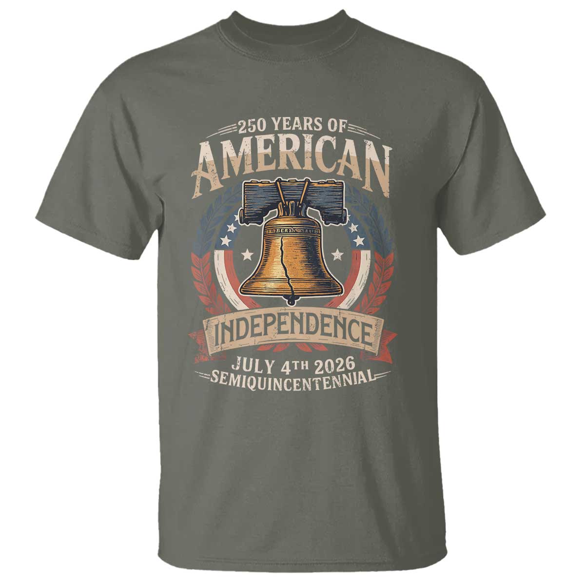 250 years Of America Independence T Shirt 250th American Anniversary Liberty Bell - Wonder Print Shop