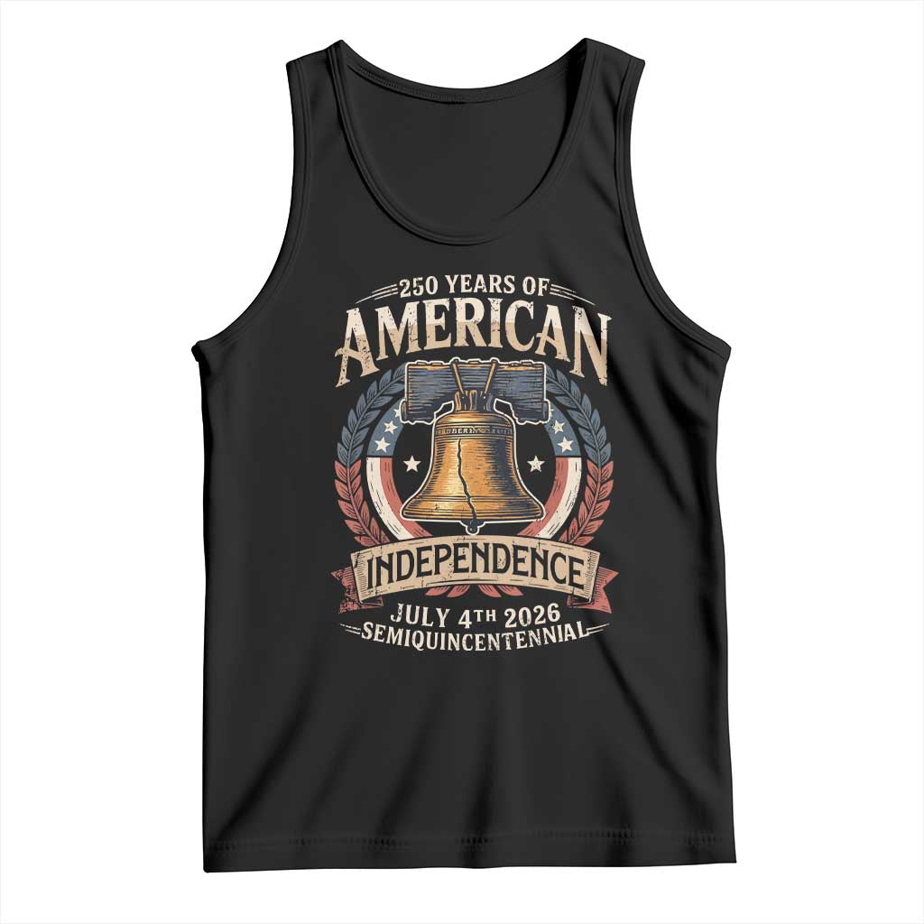 250 years Of America Independence Tank Top 250th American Anniversary Liberty Bell - Wonder Print Shop