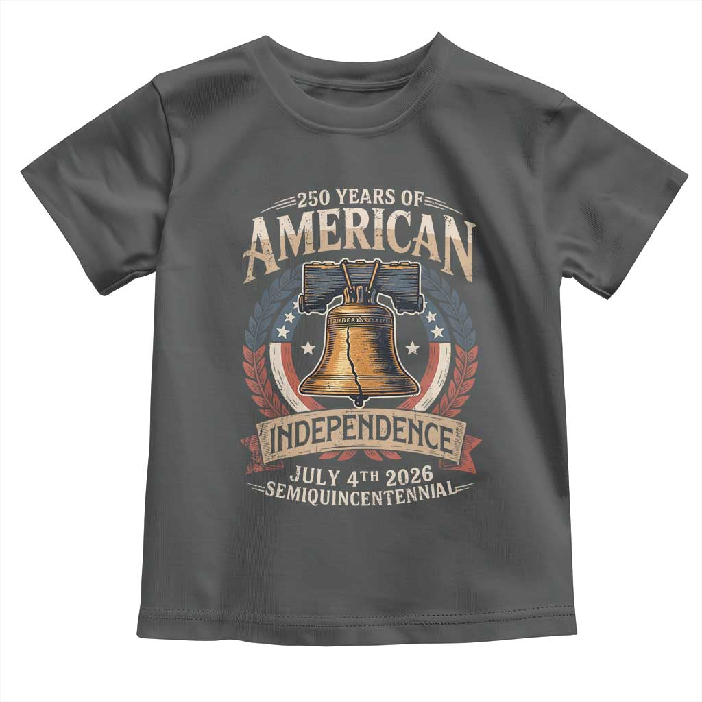 250 years Of America Independence Toddler T Shirt 250th American Anniversary Liberty Bell - Wonder Print Shop