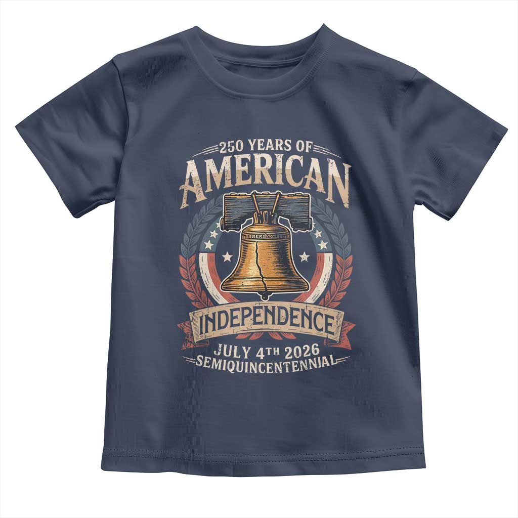 250 years Of America Independence Toddler T Shirt 250th American Anniversary Liberty Bell - Wonder Print Shop