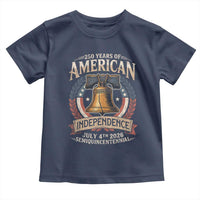 250 years Of America Independence Toddler T Shirt 250th American Anniversary Liberty Bell - Wonder Print Shop