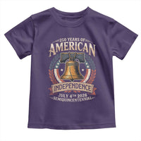 250 years Of America Independence Toddler T Shirt 250th American Anniversary Liberty Bell - Wonder Print Shop