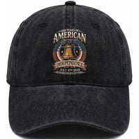 250 years Of America Independence Washed Cotton Baseball Cap 250th American Anniversary Liberty Bell