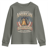 250 years Of America Independence Youth Sweatshirt 250th American Anniversary Liberty Bell - Wonder Print Shop