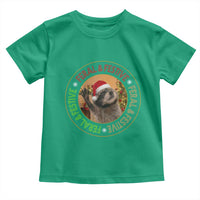 Funny Christmas Pedro The Racoon Toddler T Shirt Feral And Festive Xmas Santa Trash Panda - Wonder Print Shop