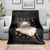 Funny Christmas Cajun Louisiana Santa Papa Noel Throw Blanket - Wonder Print Shop