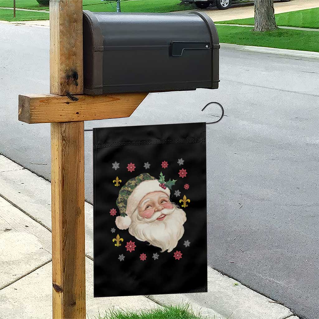 Funny Christmas Cajun Louisiana Santa Papa Noel Garden Flag - Wonder Print Shop