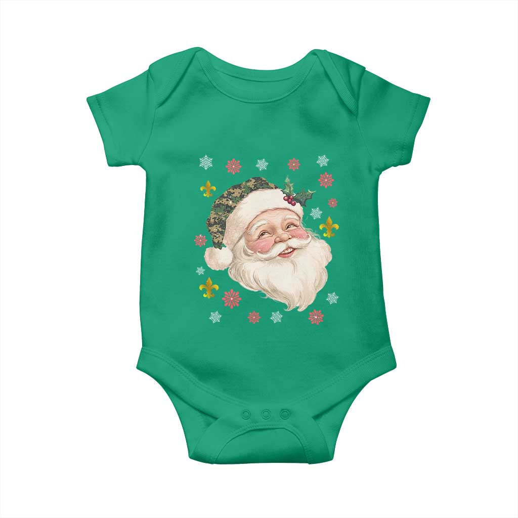 Funny Christmas Cajun Louisiana Santa Papa Noel Baby Onesie