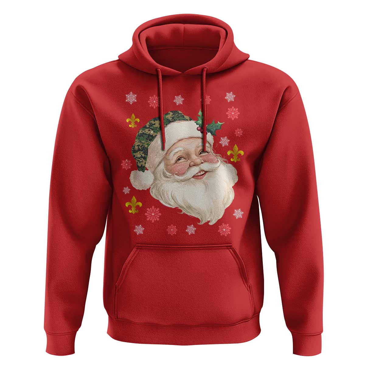 Funny Christmas Cajun Louisiana Santa Papa Noel Hoodie