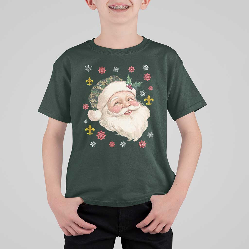 Funny Christmas Cajun Louisiana Santa Papa Noel T Shirt For Kid - Wonder Print Shop