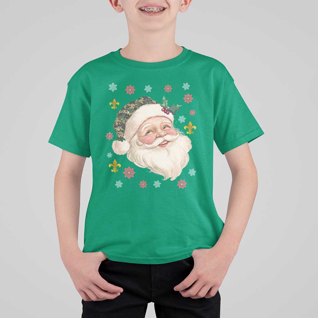 Funny Christmas Cajun Louisiana Santa Papa Noel T Shirt For Kid - Wonder Print Shop