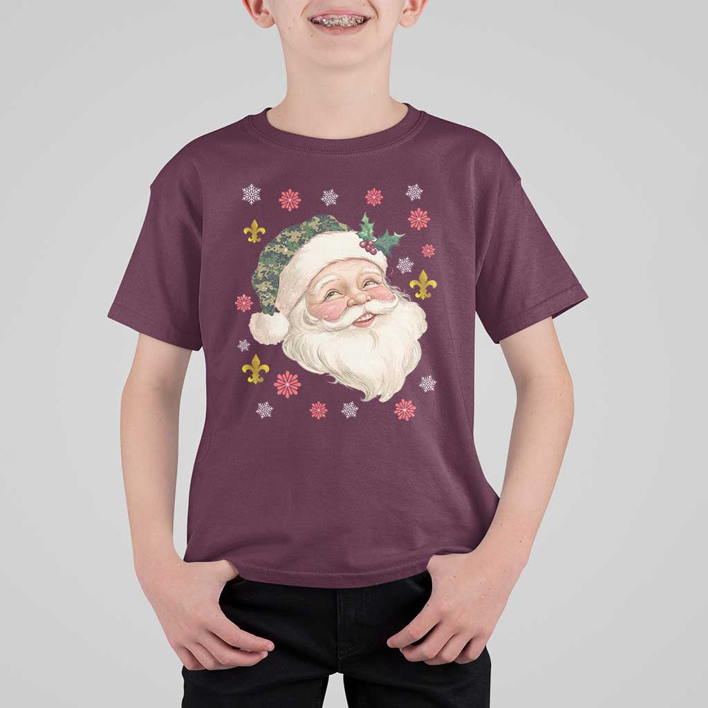 Funny Christmas Cajun Louisiana Santa Papa Noel T Shirt For Kid - Wonder Print Shop