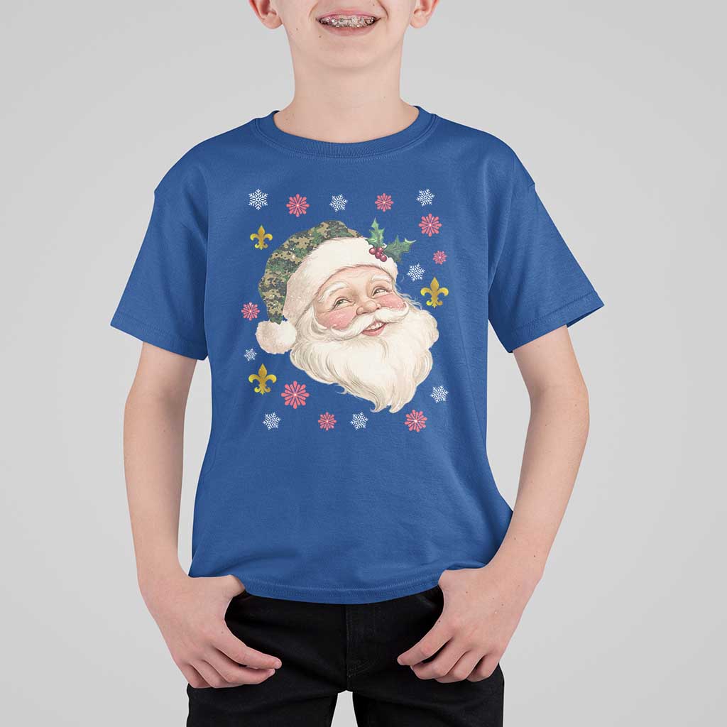 Funny Christmas Cajun Louisiana Santa Papa Noel T Shirt For Kid - Wonder Print Shop