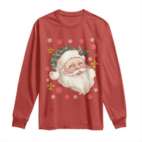 Funny Christmas Cajun Louisiana Santa Papa Noel Long Sleeve Shirt